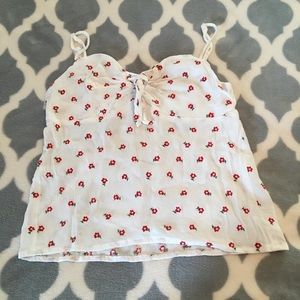 Floral tank top